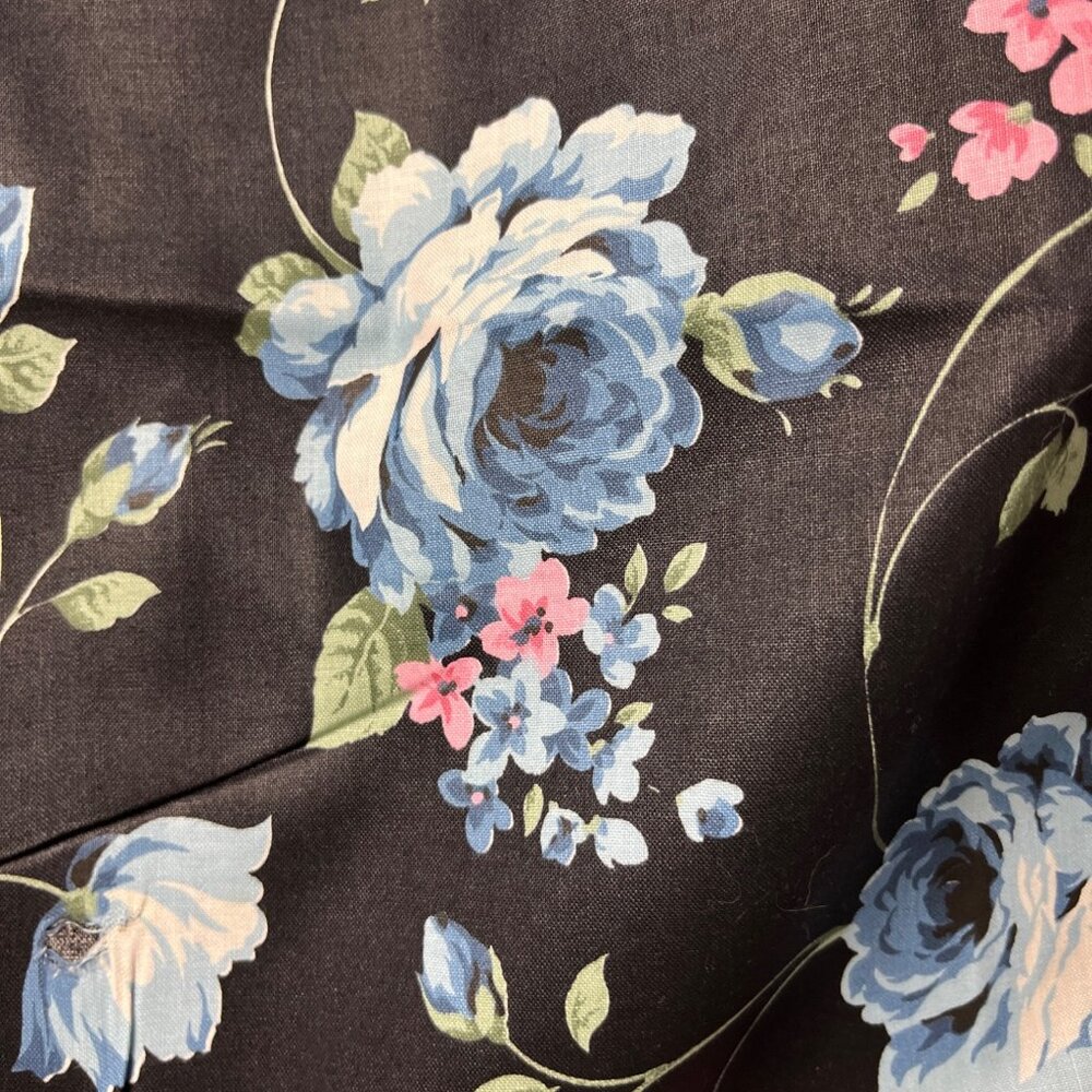 VTG Cranston Print Works Schwartz Liebman Texas Floral Fabric 5 Yds. x 44”